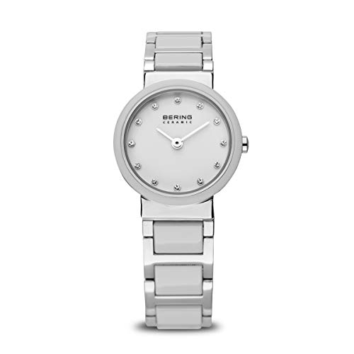 BERING Damen Uhr Quarz Movement - Ceramic Collection mit Edelstahl/Keramik und Saphirglas 10725-754 Armbandsuhren - Wasserdicht: 5 ATM von BERING