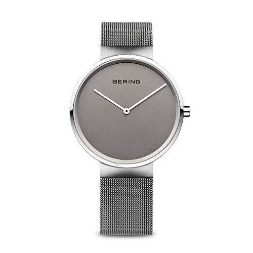 BERING Unisex Uhr Quarz Movement - Classic Collection mit Edelstahl und Saphirglas 14539-077 von BERING