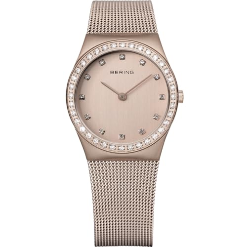 BERING Damen Uhr Quarz Movement - Classic Collection mit Edelstahl und Saphirglas 12430-366 Armbandsuhren - Wasserdicht: 5 ATM von BERING