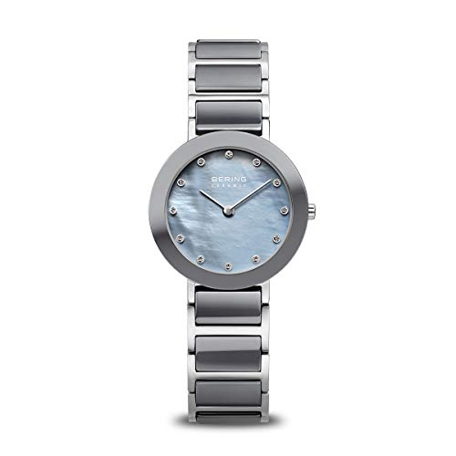 BERING Damen Uhr Quarz Movement - Ceramic Collection mit Edelstahl/Keramik und Saphirglas 11429-789 Armbandsuhren - Wasserdicht: 5 ATM von BERING