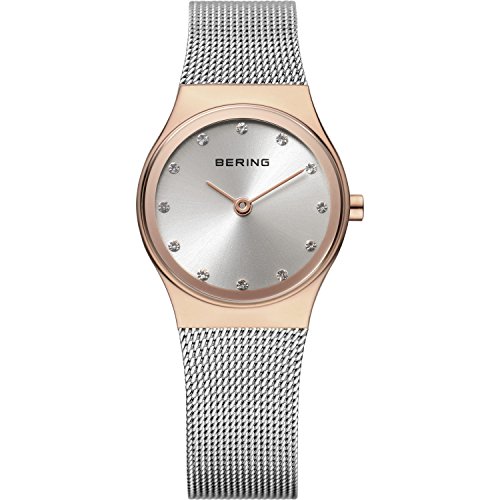 BERING Damen Uhr Quarz Movement - Classic Collection mit Edelstahl und Saphirglas 12924-064 Armbandsuhren - Wasserdicht: 3 ATM von BERING