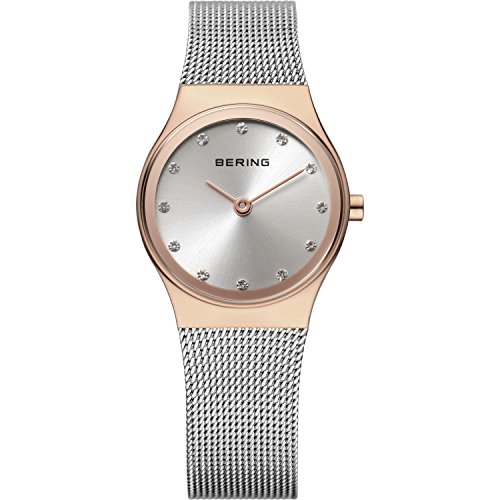 BERING Damen Uhr Quarz Movement - Classic Collection mit Edelstahl und Saphirglas 12924-064 Armbandsuhren - 3 ATM von BERING