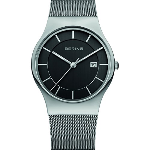 BERING Herren Uhr Quarz Movement - Classic Collection mit Edelstahl und Saphirglas 11938-002 Armbandsuhren - Wasserdicht: 3 ATM von BERING