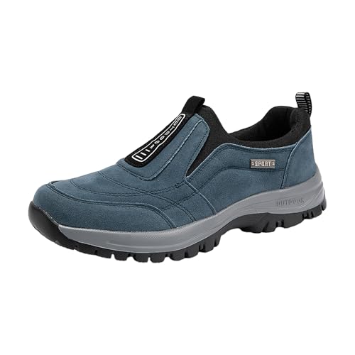 Berisyios Hatme Schuhe, Hatme Wanderschuhe, Hatme Orthopädische Wanderschuhe Für Herren, rutschfeste Outdoor Sportschuhe (Dark Blue, Erwachsene, Herren, 42, Numerisch, EU Schuhgrößensystem, M) von Berisyios