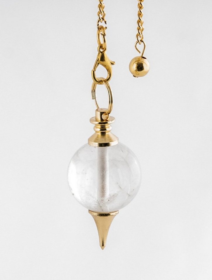 Berk Amulett Pendel, Messing mit Bergkristallkugel (1-tlg) von Berk