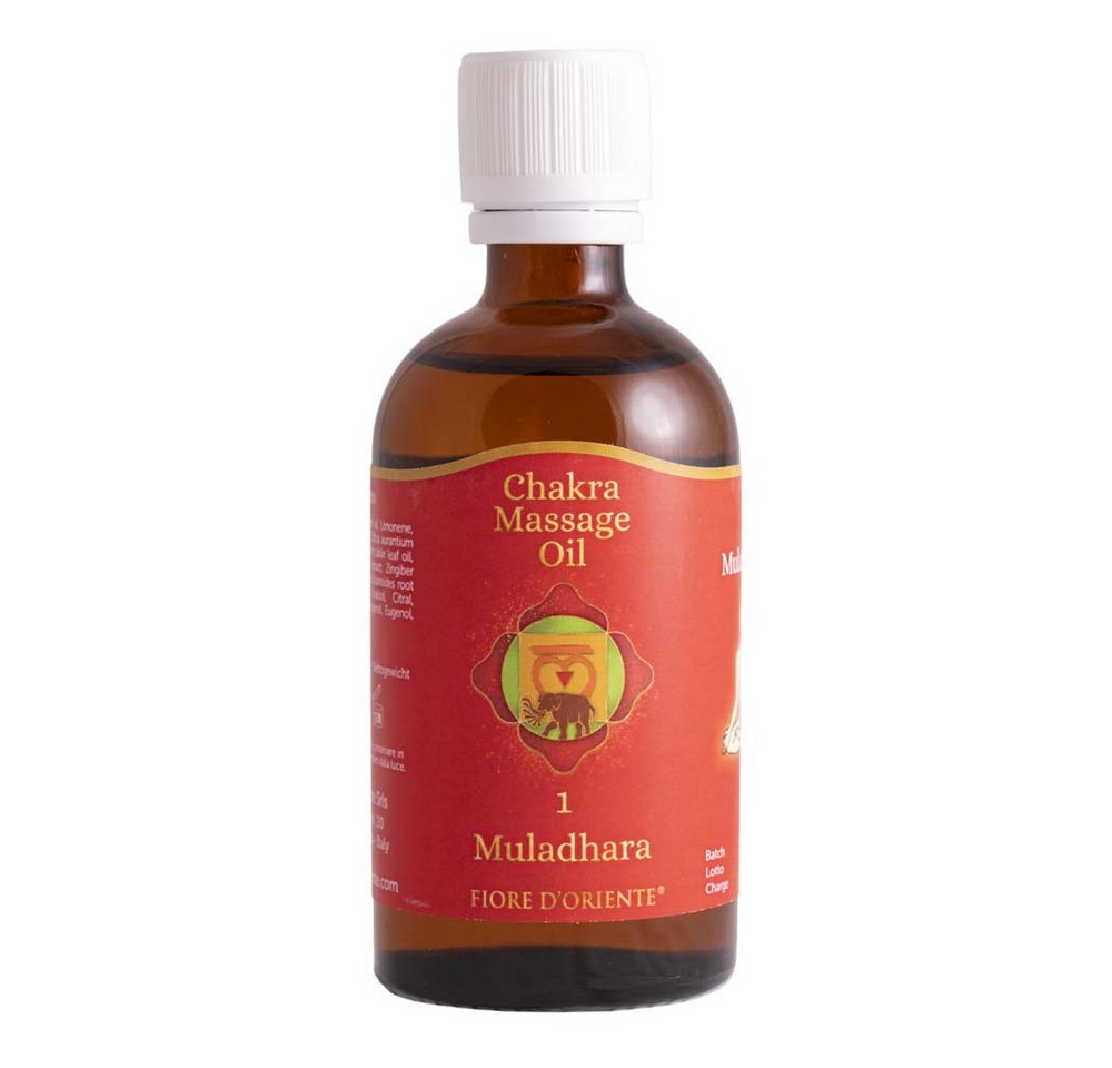 Berk Massageöl Massageöl - Wurzel-Chakra Muladhara 100ml von Berk