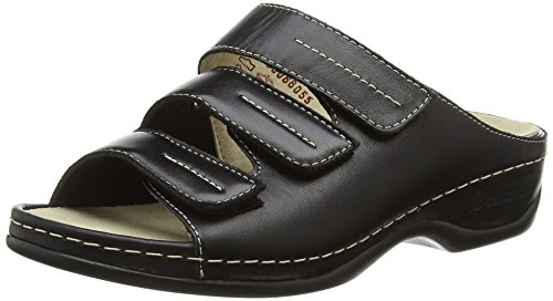 Berkemann Mädchen Andrea Pantoletten, Schwarz Schwarz 906, 35.5 EU von Berkemann