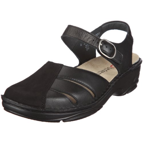 Berkemann Damen Aventin Birthe Sandalen, Schwarz/schwarz, 35.5 EU von Berkemann