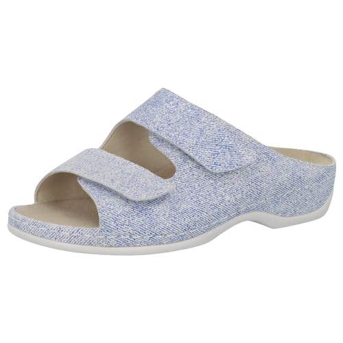 Berkemann Damen Daria Hausschuh, blau/Glitter, 37 EU von Berkemann