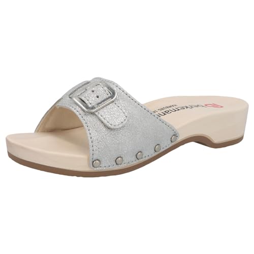 Berkemann Damen Hamburg Holzschuh, mondsilber, 39.5 EU von Berkemann
