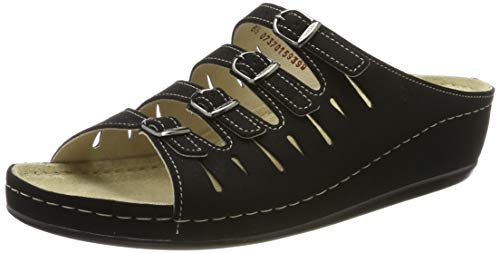 Berkemann Damen Hassel Hausschuh, Schwarz, 42 2/3 EU von Berkemann