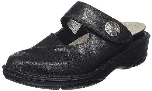 Berkemann Damen Heliane Hausschuh, schwarz/Glitter, 37 EU von Berkemann