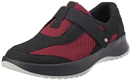 Berkemann Damen Kajsa Sneaker, schwarz/Bordeaux, 38 EU von Berkemann