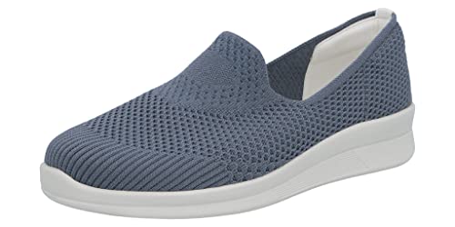 Berkemann Damen Kira Flacher Slipper, helldenim/weiß, 40 2/3 EU von Berkemann