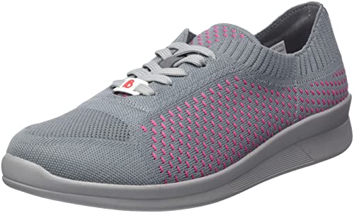 Berkemann Damen Lillian Sneaker, signalgrau/pink, 35.5 EU von Berkemann