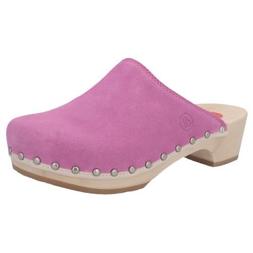 Berkemann Damen Metro-Toeffler Holzschuh, pink, 37.5 EU von Berkemann