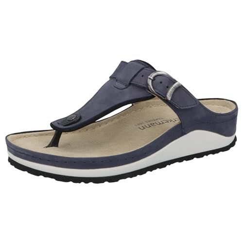 Berkemann Damen Mila Flipflop, blau, 40 2/3 EU von Berkemann