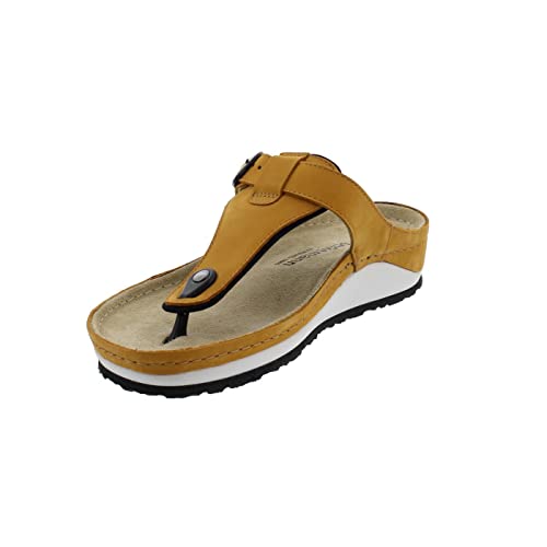 Berkemann Damen Mila Flipflop, korngelb, 38 2/3 EU von Berkemann