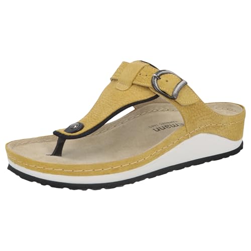 Berkemann Damen Mila Flipflop, korngelb, 42 EU von Berkemann