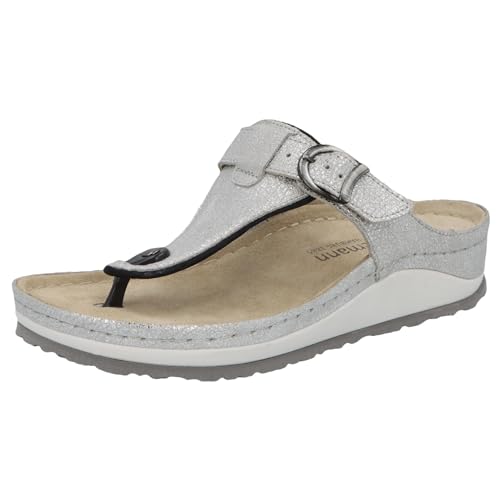 Berkemann Damen Mila Flipflop, mondsilber, 40 2/3 EU von Berkemann