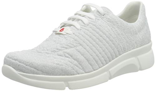 Berkemann Damen Pinar Sneaker, Weiß (Weiß/Silber/Lurex 104), 37 EU von Berkemann