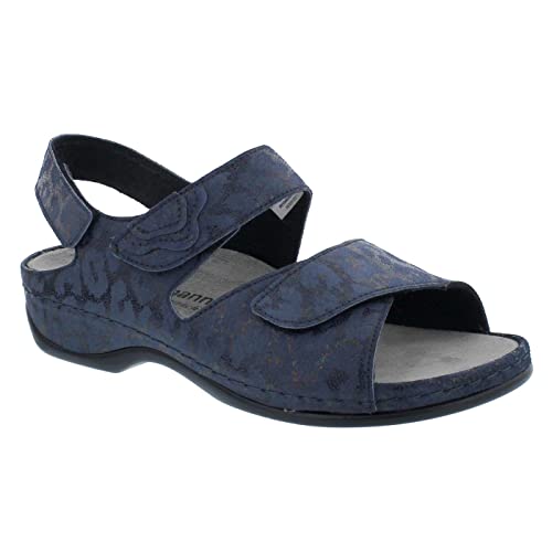 Berkemann Damen Rina Sandale, blau Panther, 39.5 EU von Berkemann