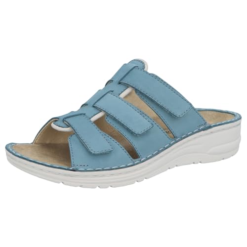 Berkemann Damen Senta Hausschuh, Karibikblau, 40 2/3 EU von Berkemann