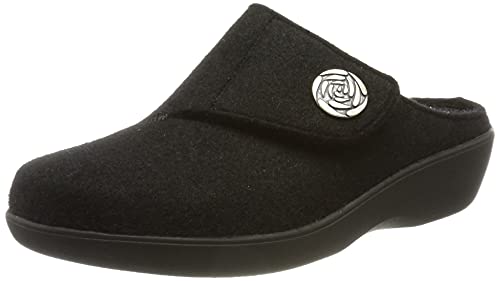 Berkemann Damen Teresa Hausschuh, schwarz, 41.5 EU von Berkemann