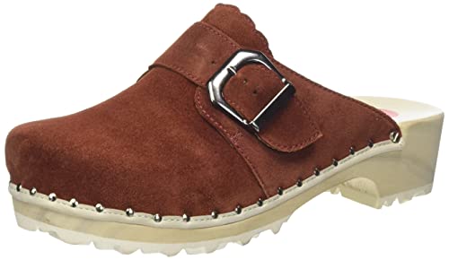 Berkemann Damen Urban-Toeffler Holzschuh, rost, 41.5 EU von Berkemann