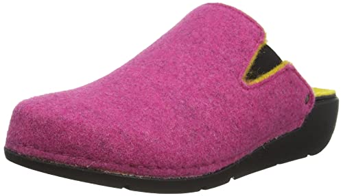 Berkemann Damen Vianna Hausschuh, pink/gelb, 40 2/3 EU von Berkemann