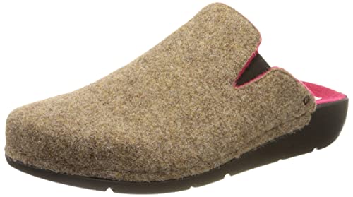 Berkemann Damen Vianna Hausschuh, sandbeige/pink, 37.5 EU von Berkemann