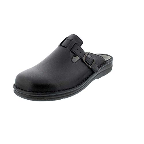 Berkemann Herren Max-Plus Hausschuh, schwarz, 41 EU Weit von Berkemann