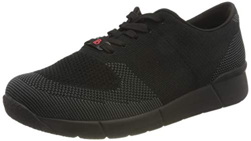 Berkemann Herren Urs Sneaker, schwarz/dunkelgrau, 45 1/3 EU von Berkemann