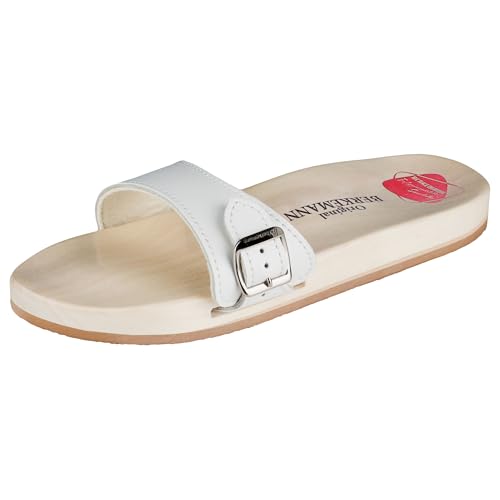 Berkemann Original Sandale Pantoletten Unisex-Erwachsene, Weiß (weiß 100), 36 1/3 EU von Berkemann