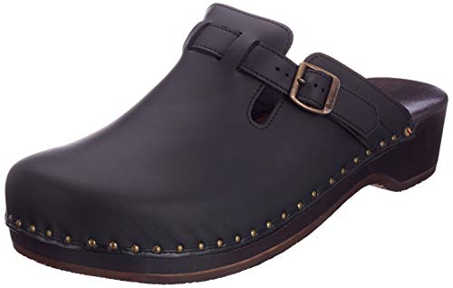 Berkemann Riemen-Toeffler - Schwarz, Schuhgröße: EU 48.5 (UK 13) von Berkemann