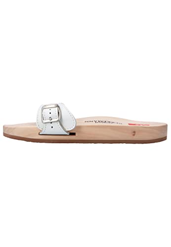 Berkemann Sandalen Slipper Original-Sandale weiß Kalbsleder Weite: Mittel Größe: 47.5 (UK 12.5) von Berkemann