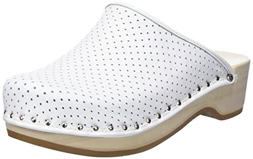 Berkemann Unisex Standard toeffler Clogs, Weiß Weiß 100, 44 EU von Berkemann