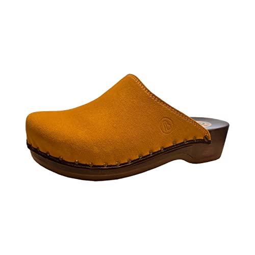 Berkemann Unisex Natur-Toeffler Holzschuh, Ocker, 40 EU von Berkemann