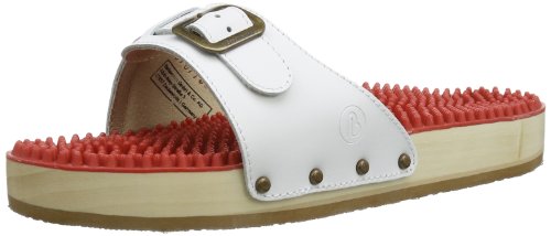 Berkemann Unisex Noppen-sandale Pantoletten, Weiß Weiß 100, 45 EU von Berkemann