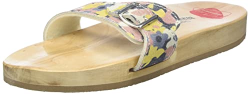 Berkemann Unisex Original Sandale Holzschuh, Multicolor/Abstrakt, 38 2/3 EU von Berkemann