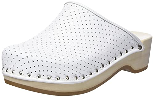 Berkemann Unisex Standard-Toeffler Pantoletten, Weiß (weiß 100), 37.5 EU von Berkemann