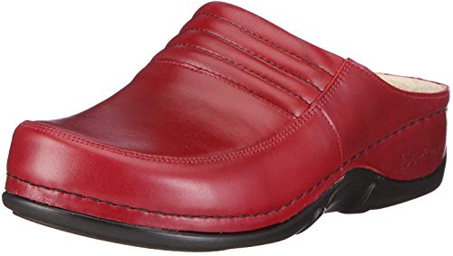 Berkemann Victoria Damen Clogs, Rot (Weinrot), 38 2/3 von Berkemann