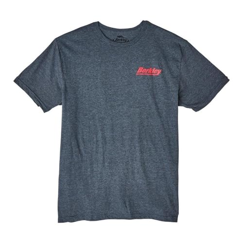 Berkley Standard Short Sleeve Striper T-Shirt, Dark Heather Grey, L von Berkley