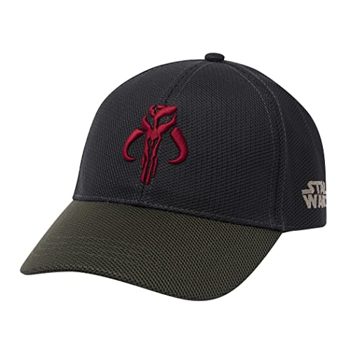 Berkshire Fashions Star Wars Boba Fett The Mandalorian bestickte Snapback-Hut, mehrfarbig, Einheitsgröße, Mehrfarbig, Einheitsgröße von Berkshire Fashions