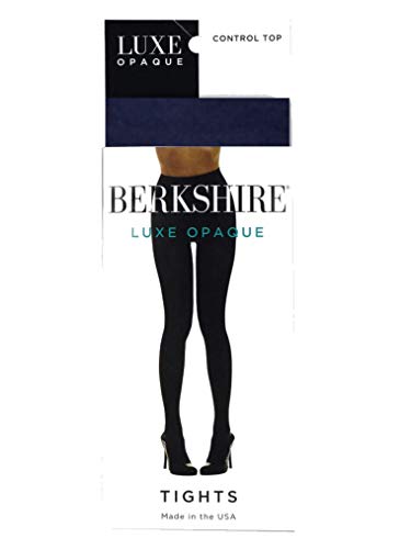 Berkshire Damen Control Top Lux Strumpfhose-4741 Shaper-Strumpfhose, 70 den, Marineblau, L von Berkshire