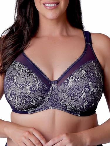 Berlei Damen Beauty Everyday Bra Minimizer BH, Aubergine, 75C von Berlei