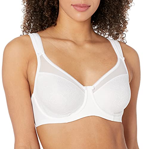 Berlei Damen Beauty Everyday Minimizer BH mit voller Abdeckung, Weiß, 100E von Berlei