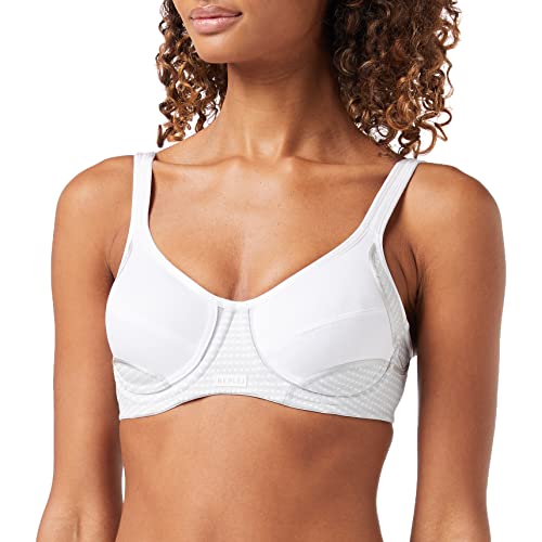 Berlei Damen Electrify Mesh Underwired Bra Sport-BH, weiß, 70E von Berlei