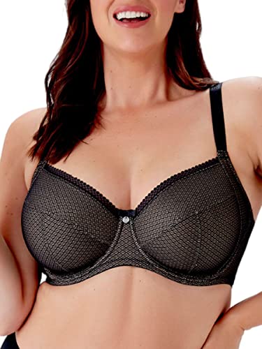 Berlei Damen Eternal Side Support Plunge-BH, Undurchsichtige, Schwarz (Schwarz), 75DD von Berlei