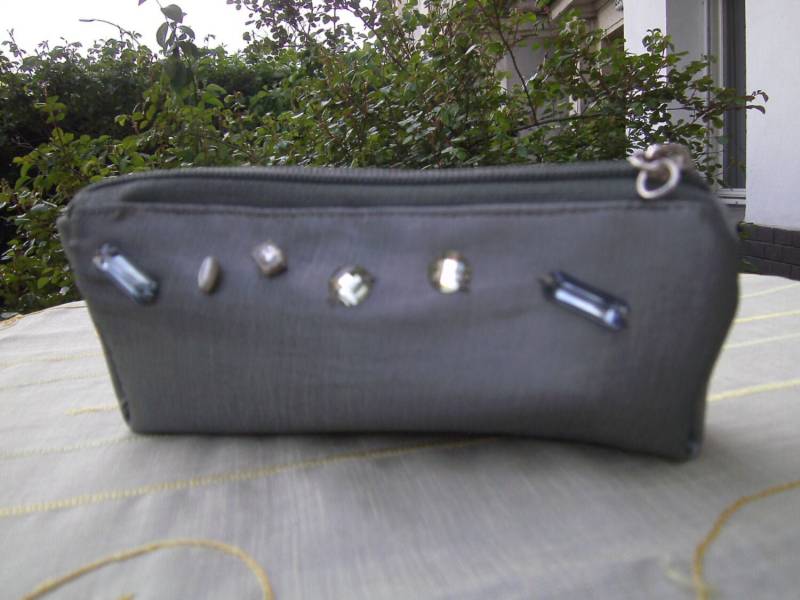 Make Up Tasche Grün , Kosmetiktasche Klein Perfektes Geschenk Kleines Schminktäschchen von BerlinBagsHome